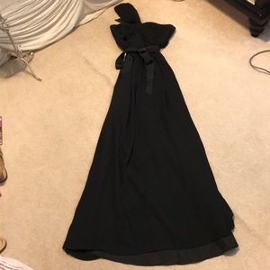 White by Vera wang long black gown